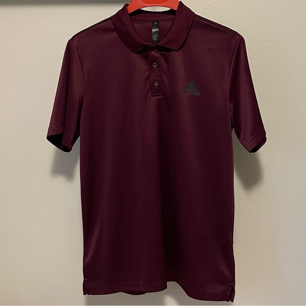 Adidas Polo - Jersey Fabric - Size Medium - Picture 1 of 10